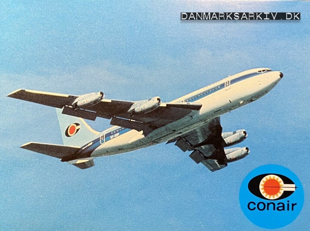 Conair of Scandinavia - Boeing 720 - Postkort
