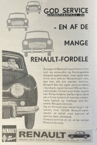 Renault - Brdr. Friis-Hansen A/S - 1960'erne