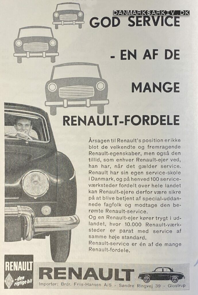 Renault - Brdr. Friis-Hansen A/S - 1960'erne