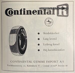 Continental R - Continental Gummi Import A/S - 1960'erne