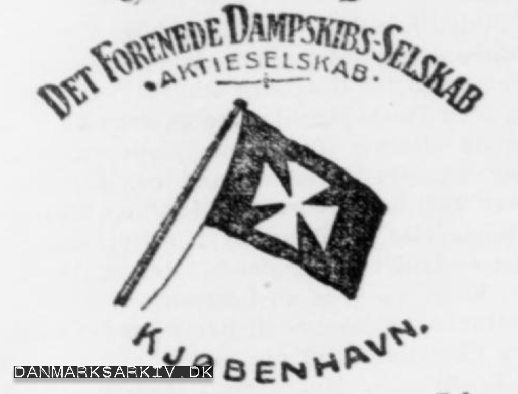 Det Forenede Dampskibs-Selskab - Aktieselskab - Kjøbenhavn - 1907