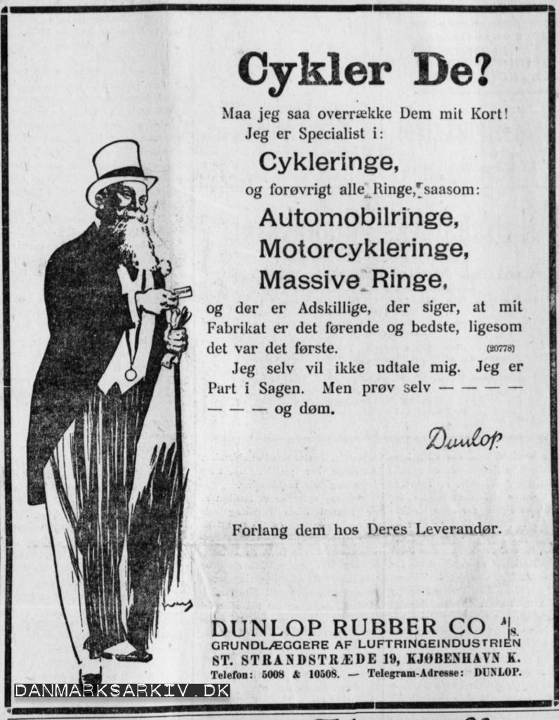 Dunlop Rubber Co - Grundlæggere af luftringeindustrien - 1917