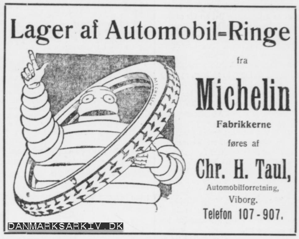 Automobil Ringe fra Michelin fabrikkerne - 1920