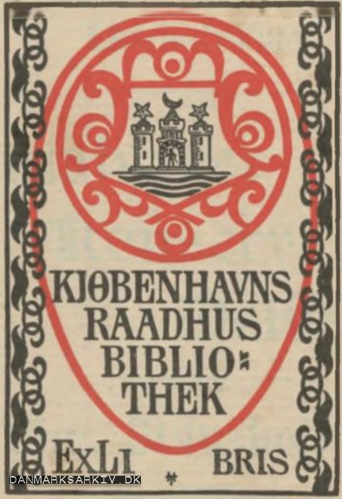 Kjøbenhavns Raadhus Bibliotek - 1898