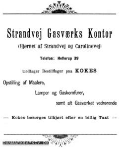 Strandvej Gasværks Kontor - Hellerup - 1898