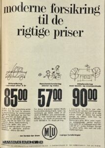 Mejeriernes og Landbrugets Ulykkesforsikring - Moderne forsikring til de rigtige priser - 1968