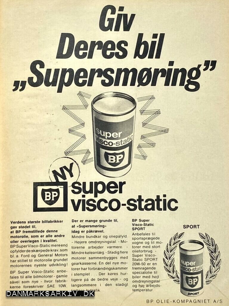 BP super visco-static - Giv deres bil Supersmøring