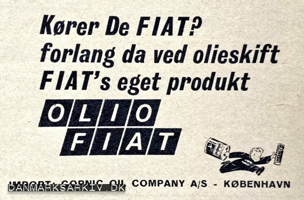 Kører de FIAT? Forlang da ved olieskift FIAT's eget produkt - OLIO FIAT