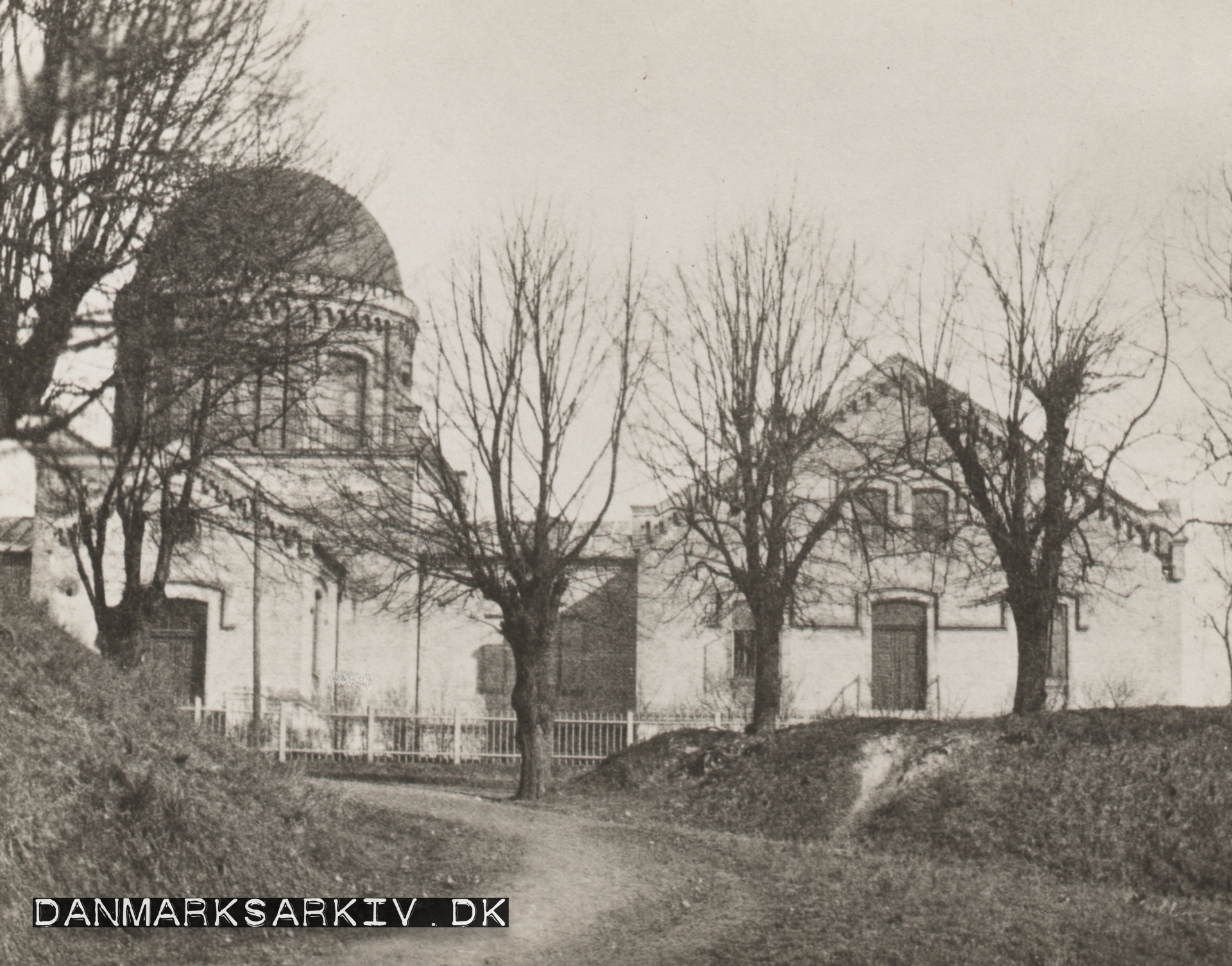 Østervold Observatorie, opført på Rosenborg Bastion, der var en del af det gamle voldanlæg - 1865