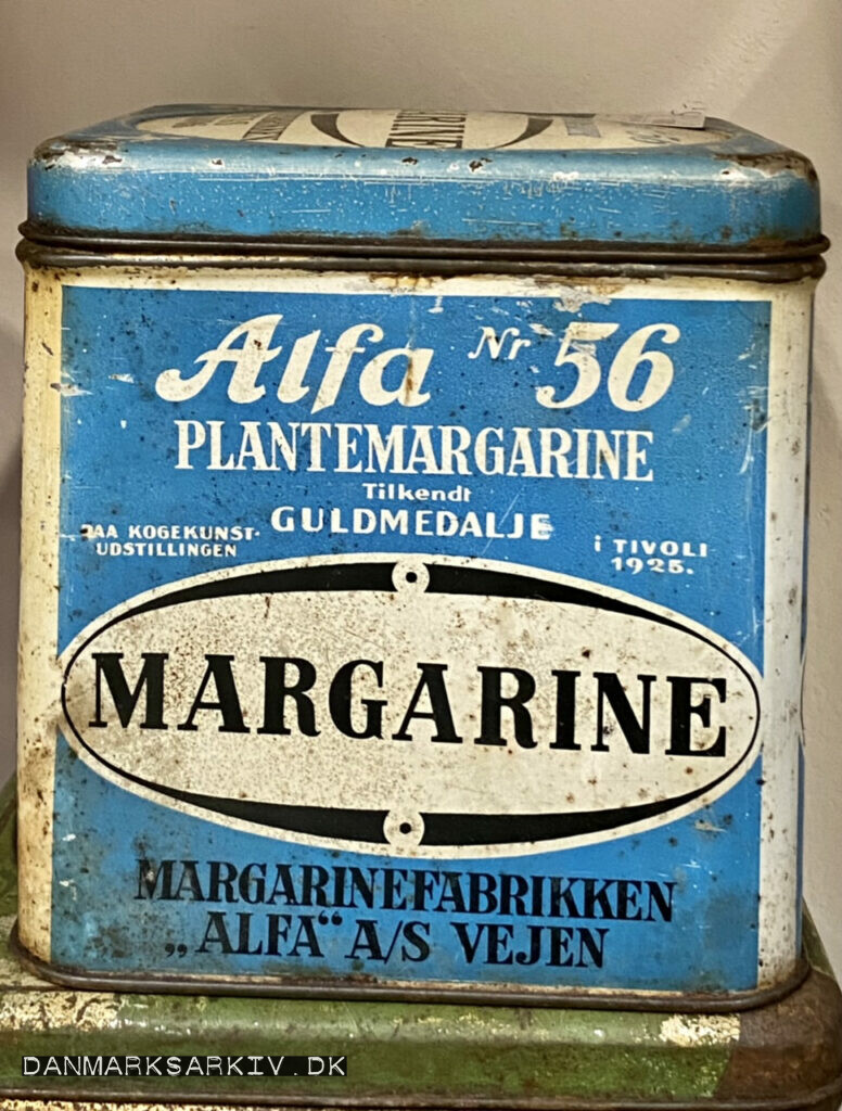 Alfa Plantemargarine Nr 56 - Tilkendt Guldmedalje på kogekunstudstillingen i Tivoli 1925