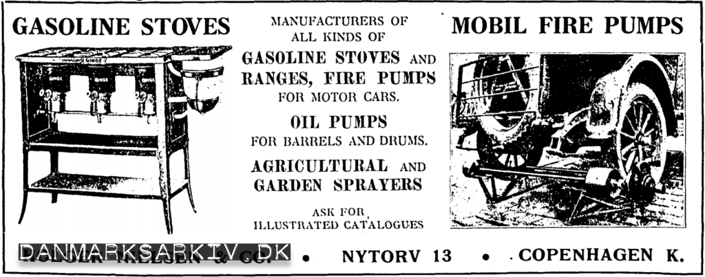 Reklame fra Holger Nielsen & Co - 1929