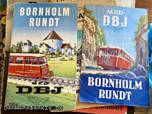 Bornholm Rundt med DBJ - De Bornholmske Jernbaner - 1954