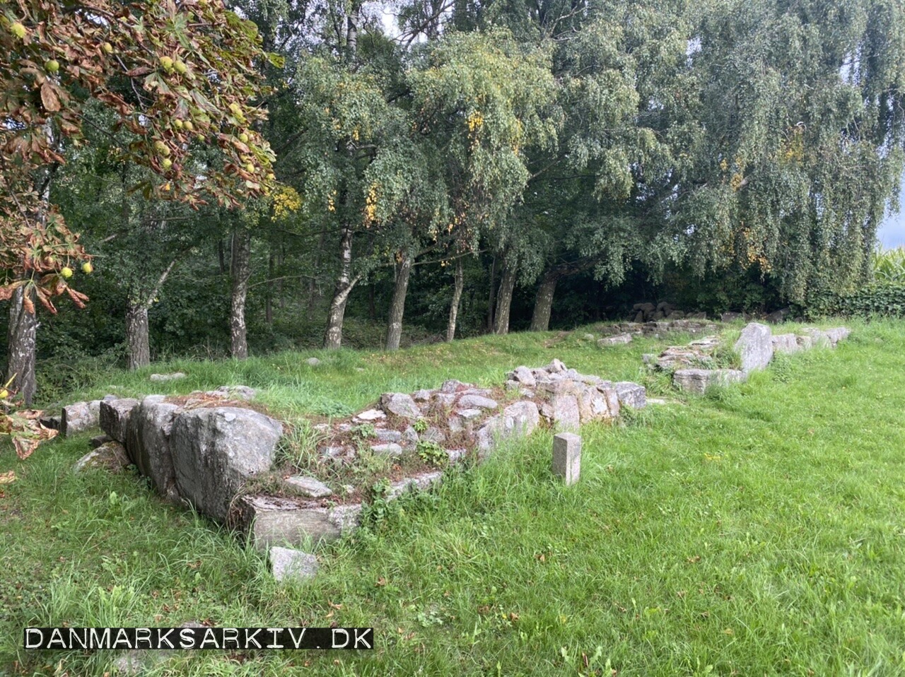 Kapel ruinen ved Sankt Jørgensgården Spidlegård - Aakirkeby, Bornholm