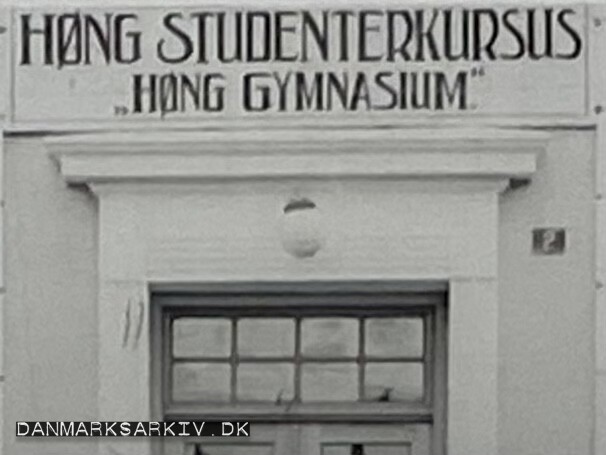Høng Studenterkursus - "Høng Gymnasium" - 1943