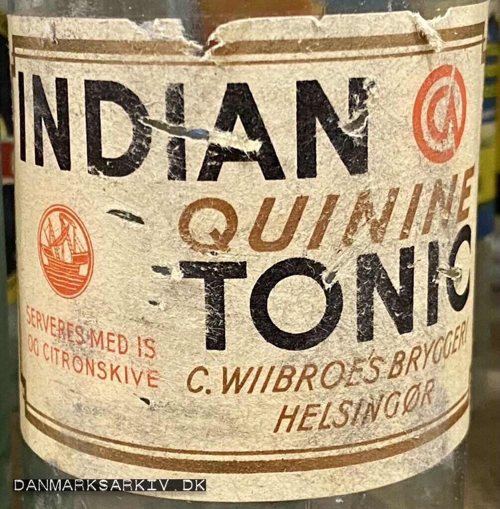 Indian Quinine Tonic - C. Wiibroe's bryggeri - Helsingør - Serveres med is og citronskive
