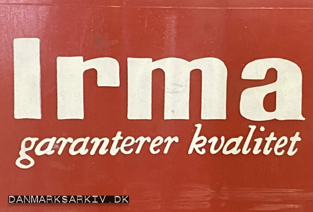 Irma garanterer kvalitet - Mælkekasse