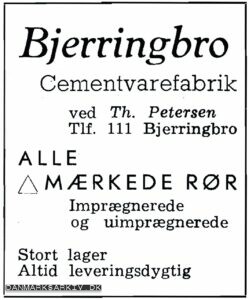 Bjerringbro Cementvarefabrik - Stort lager - Altid leveringsdygtig