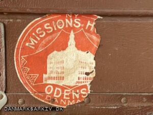 Ny Missions Hotel - Odense Danmark - Kuffertmærke