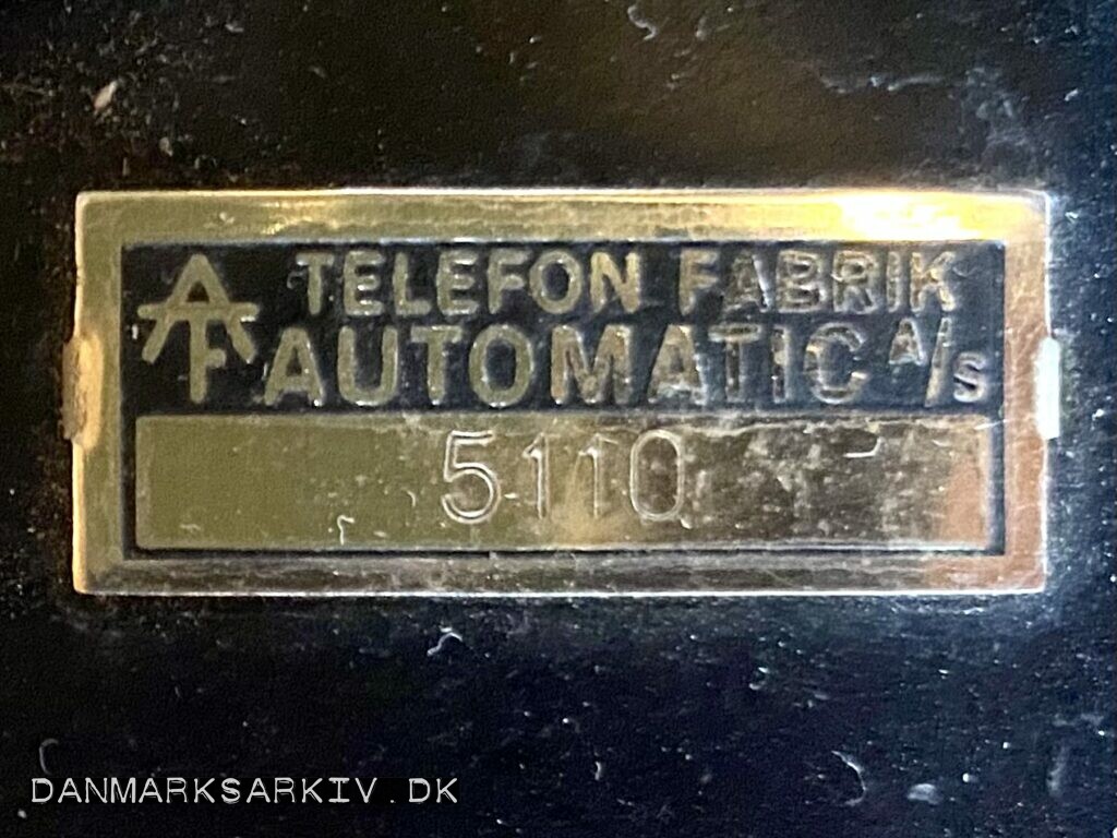 Ældre DSB Telefon fremstillet af telefonfabrikken Automatic i København