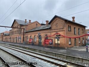 Slagelse Station, opført af Det Sjællandske Jernbaneselskab i 1856 - 2022