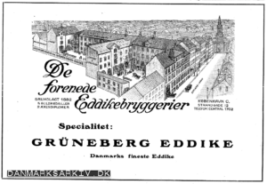 De Forenede Eddikebryggerier - Specialitet: Grüneberg Eddike