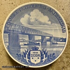 Det Danske Petroleums-Aktieselskab - D.D.P.A 1935 - Platte - Lillebæltsbroen