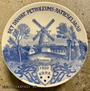 Det Danske Petroleums-Aktieselskab - D.D.P.A 1920 - Platte - Dybbøl mølle