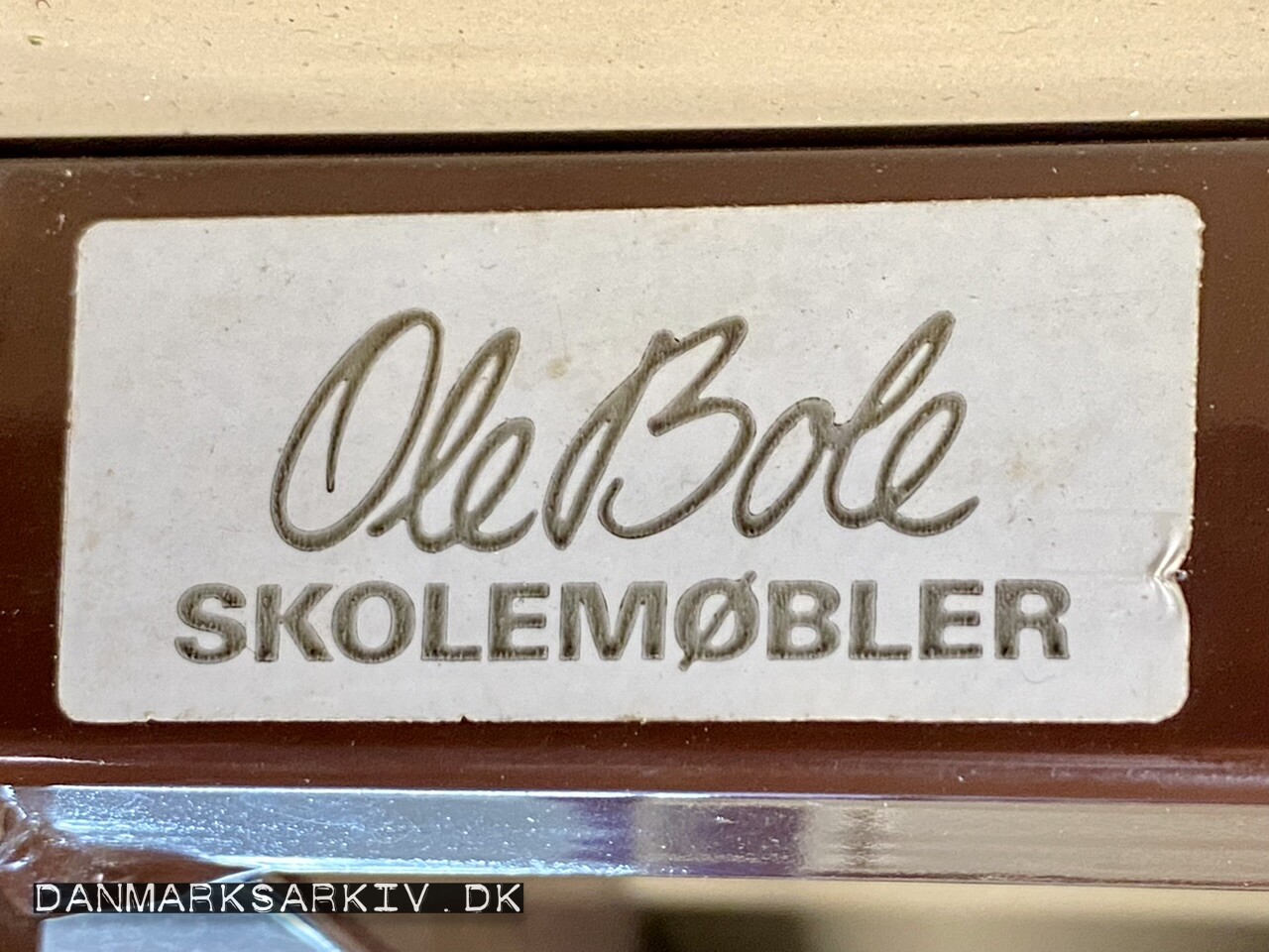 Ole Bole Skolemøbler blev fremstillet af Bent Kroghs Stålmøbelfabrik i Skanderborg