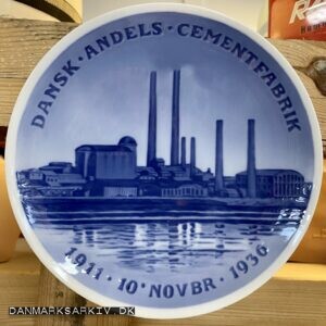Dansk Andels Cementfabrik - Platte . 10. November 1911-1936