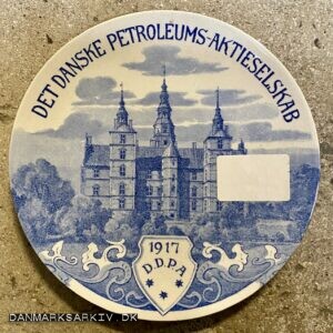 Det Danske Petroleums-Aktieselskab - D.D.P.A 1917 - Platte - Rosenborg