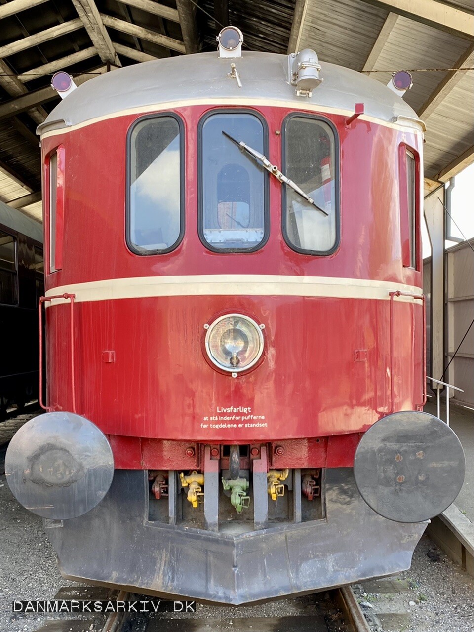 DSB Lyntoget MS 401 - Tidligere MS 1 - Bygget af A/S Frichs Maskinfabrik og Kedelsmedie i 1935 - Jernbanemuseet i Odense