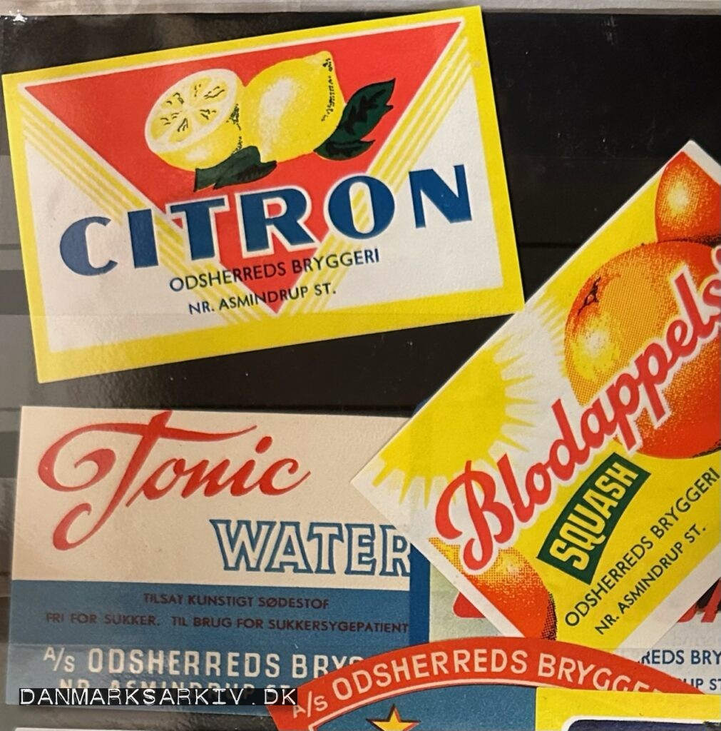 Odsherreds Bryggeri - Citron - Blodappelsin - Tonic Water til brug for sukkersygepatient - Etiketter