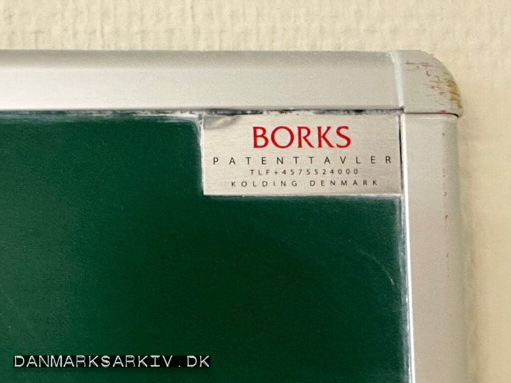 Borks Patenttavler - Kolding Denmark - TLF+457552400