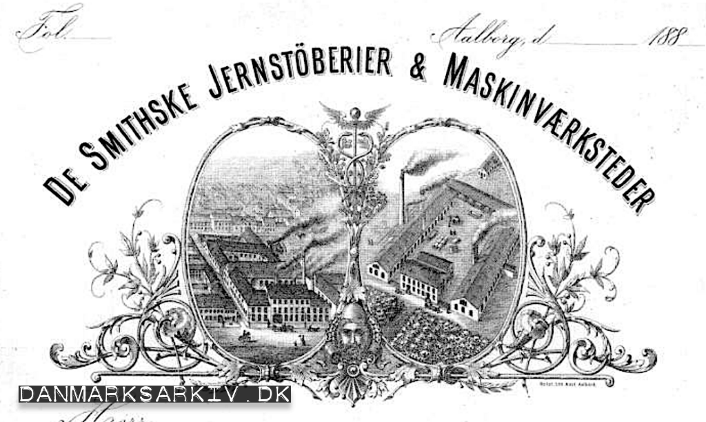 De Smith'ske Jernstøberier & Maskinværksteder 1880'erne