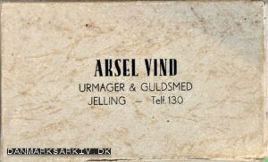 Aksel Vind - Urmager & Guldsmed - Jelling - Telf. 130