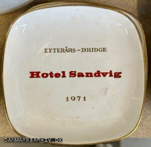 Hotel Sandvig - Årsplatte, Efterårs-Bridge 1971